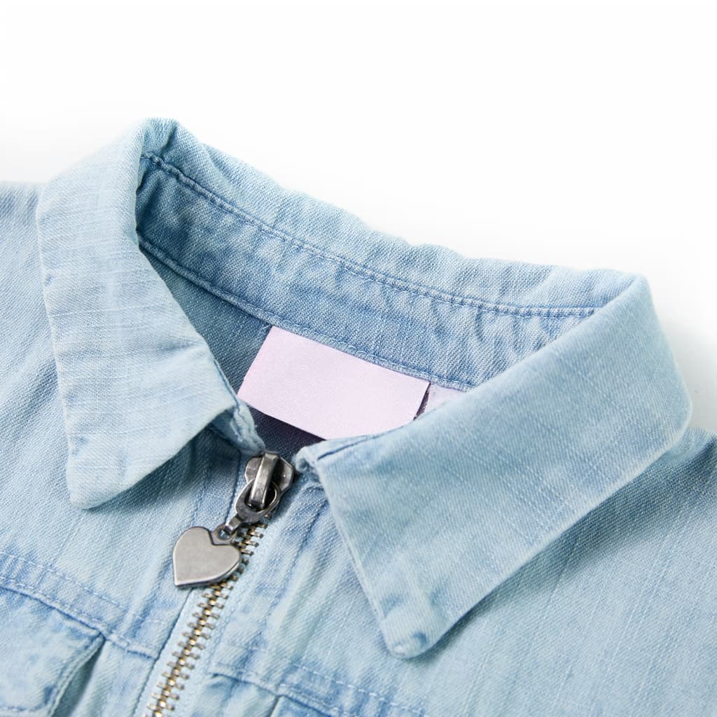 Ολόσωμη Φόρμα Παιδική Κοντομάνικη Απαλό Μπλε 128 - Pakobazaar