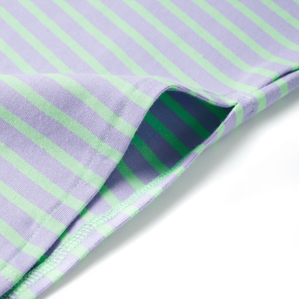 Φούστα Παιδική Ίσια με Ρίγες Έντονο Χρώμα Μέντας 116 - Pakobazaar