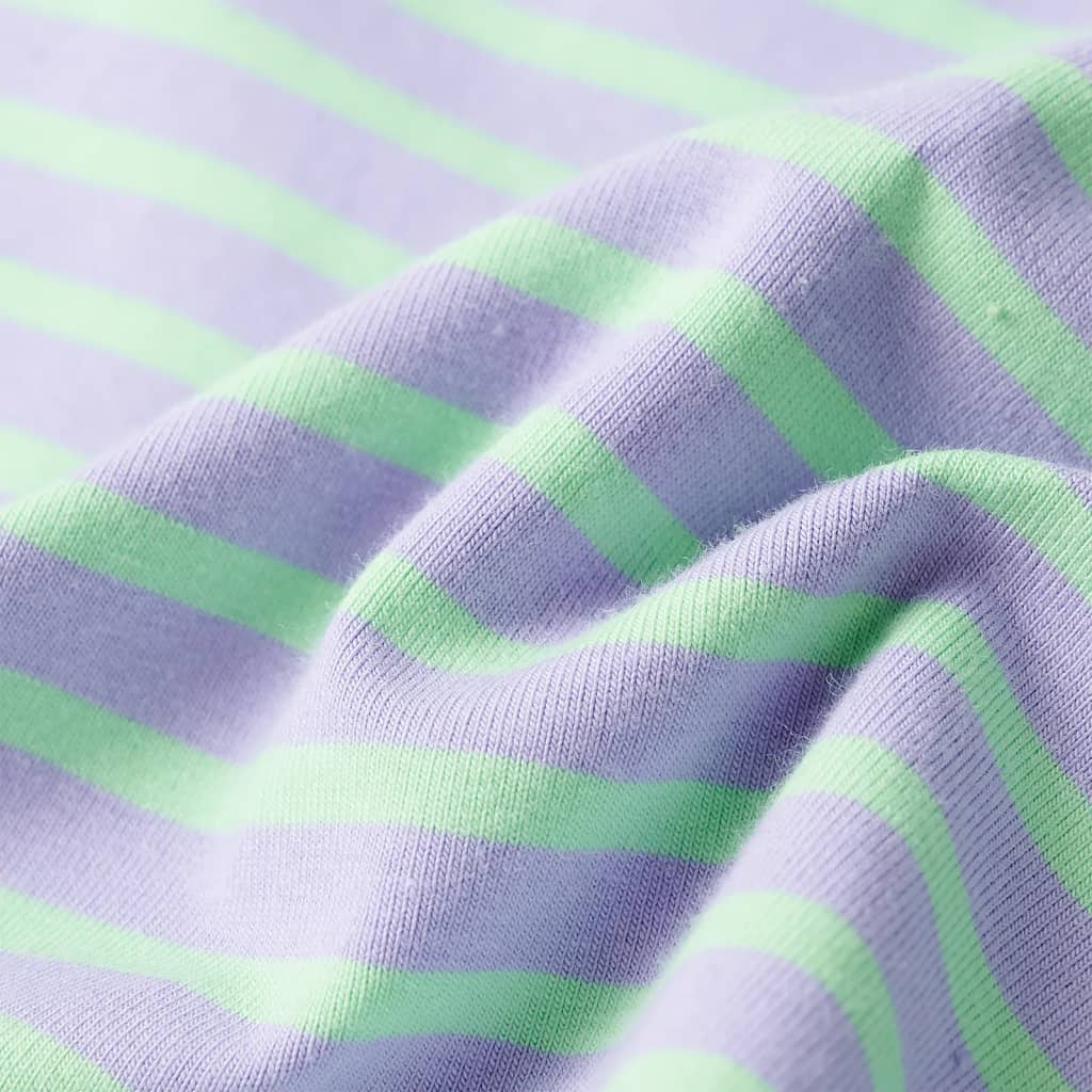 Φούστα Παιδική Ίσια με Ρίγες Έντονο Χρώμα Μέντας 116 - Pakobazaar