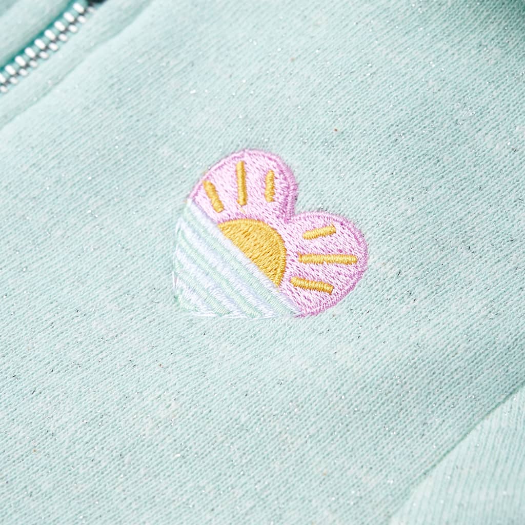 Ζακέτα Φούτερ Παιδική με Κουκούλα/Φερμουάρ Μικτή Μέντα 92 - Pakobazaar