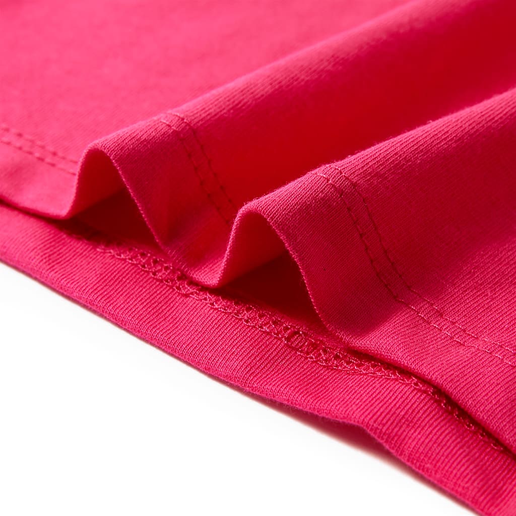 Μπλουζάκι Παιδικό Έντονο Ροζ 128 - Pakobazaar