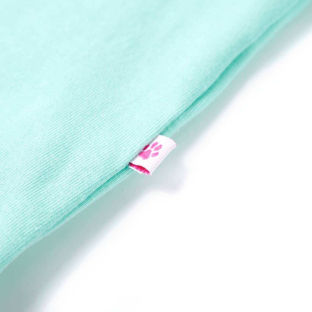 Μπλουζάκι Παιδικό Ανοιχτό Χρώμα Μέντας 128 - Pakobazaar