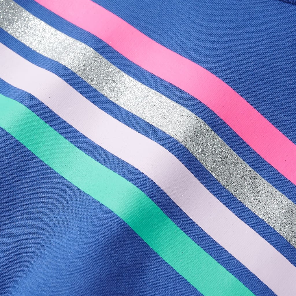 Φόρεμα Παιδικό με Κορδόνι Μπλε Κοβαλτίου 128 - Pakobazaar