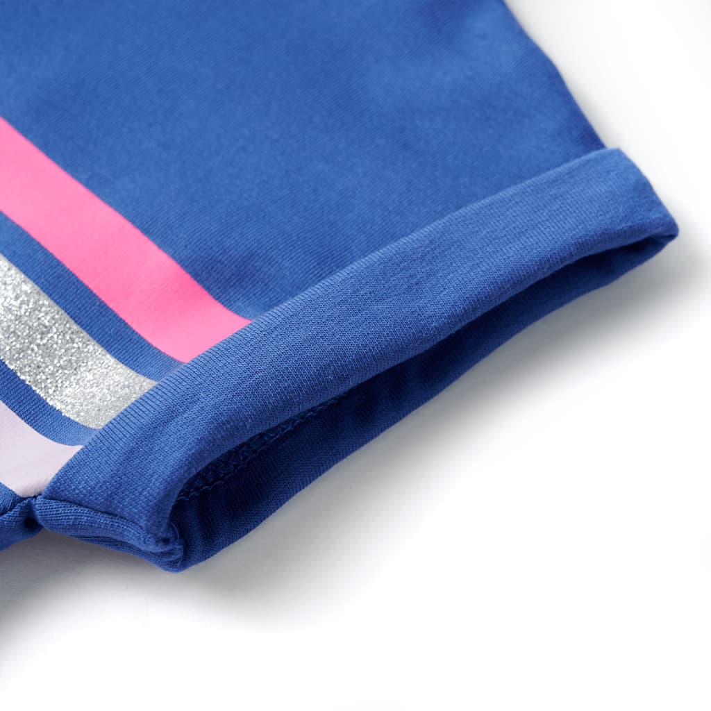 Φόρεμα Παιδικό με Κορδόνι Μπλε Κοβαλτίου 128 - Pakobazaar