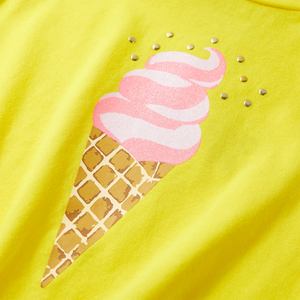 Μπλουζάκι Παιδικό Κίτρινο 128 - Pakobazaar