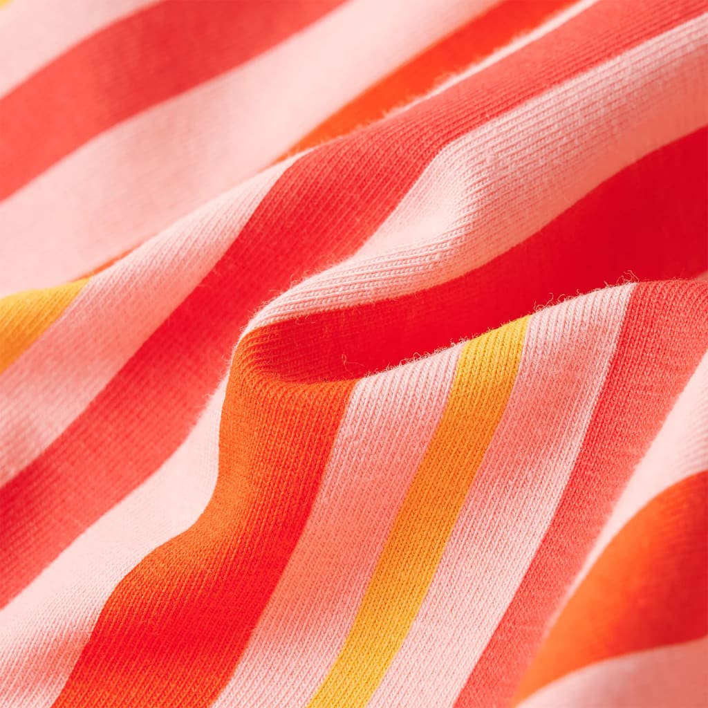 Φόρεμα Παιδικό με Κορδόνι Ροζ και Κόκκινο 104 - PAKOBAZAAR