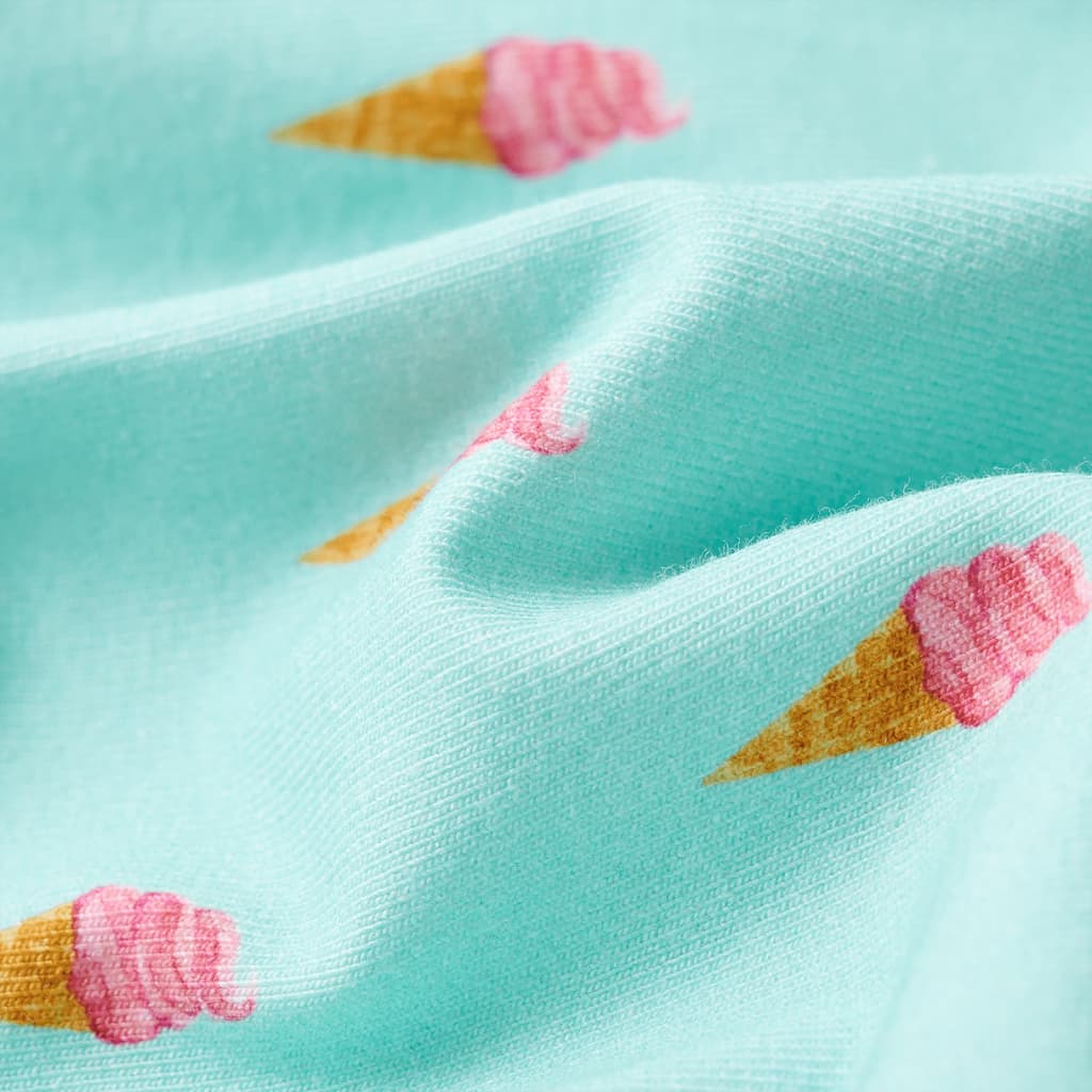 Φόρεμα Παιδικό με Κορδόνι Ανοιχτό Χρώμα Μέντας 128 - PAKOBAZAAR