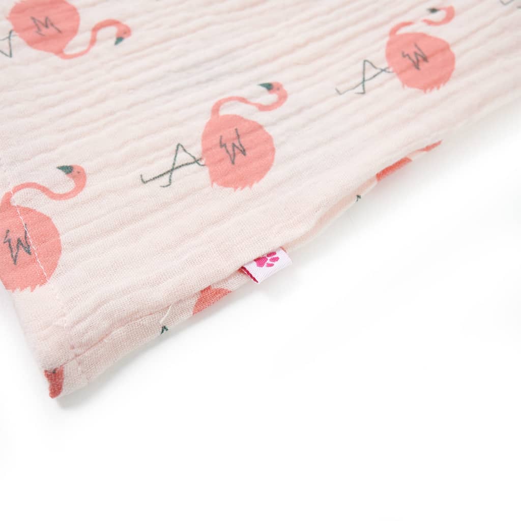 Φόρεμα Παιδικό με Βολάν Απαλό Ροζ 116 - Pakobazaar