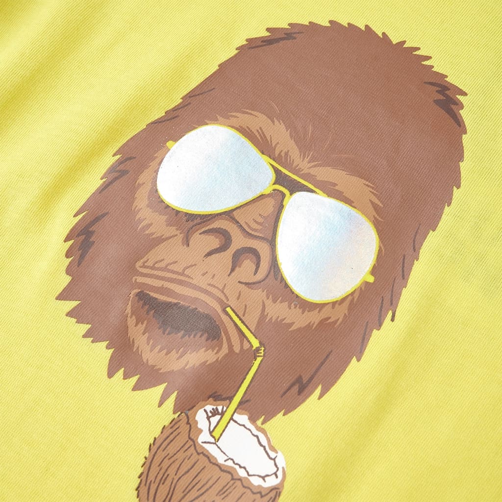 Μπλουζάκι Παιδικό Κοντομάνικο Κίτρινο 92 - PAKOBAZAAR