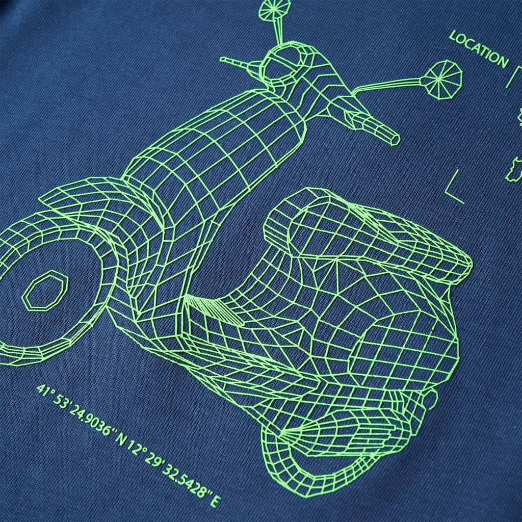 Μπλουζάκι Παιδικό Σκούρο Μπλε 140 - PAKOBAZAAR