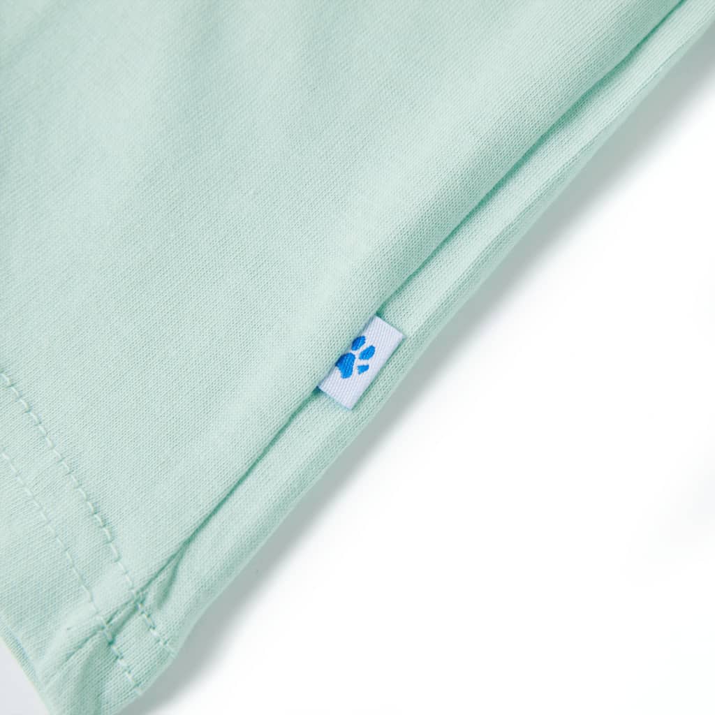 Μπλουζάκι Παιδικό Ανοιχτό Χρώμα Μέντας 140 - Pakobazaar