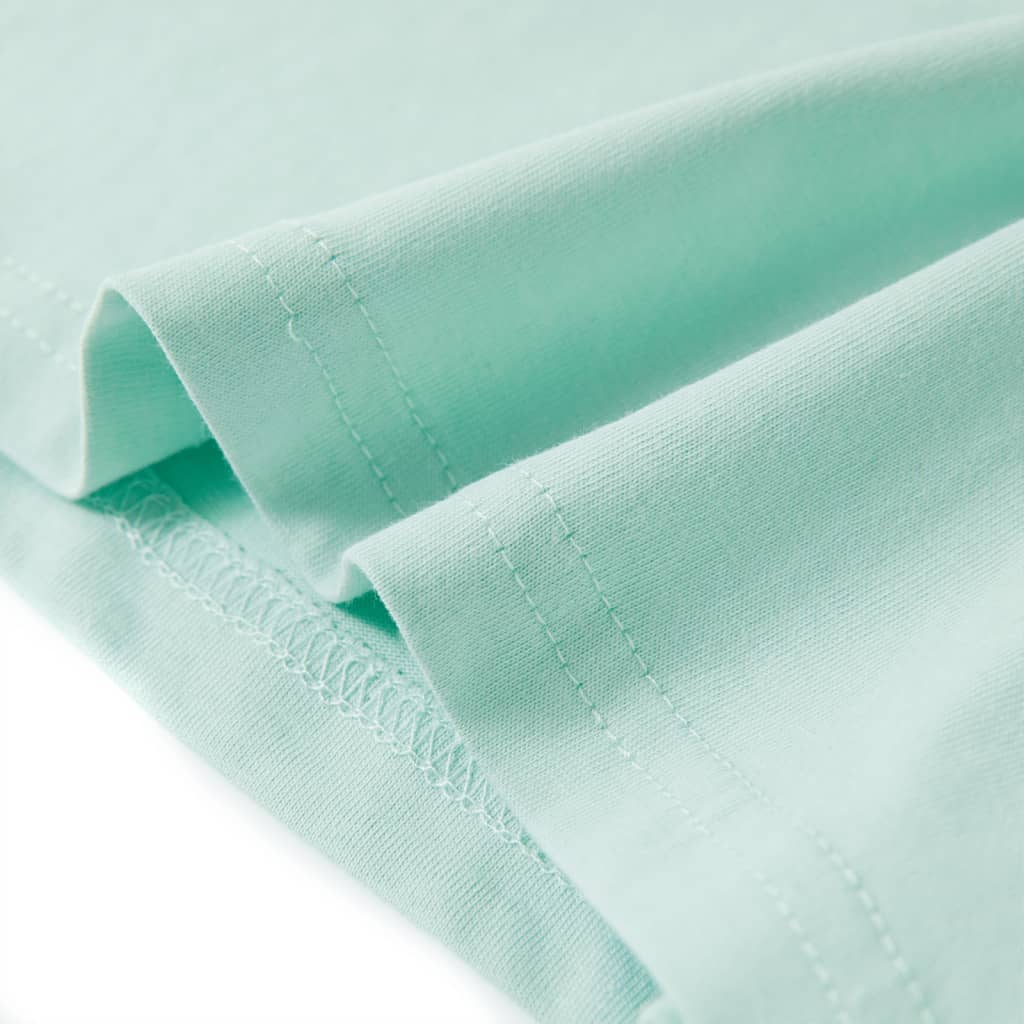 Μπλουζάκι Παιδικό Ανοιχτό Χρώμα Μέντας 140 - Pakobazaar