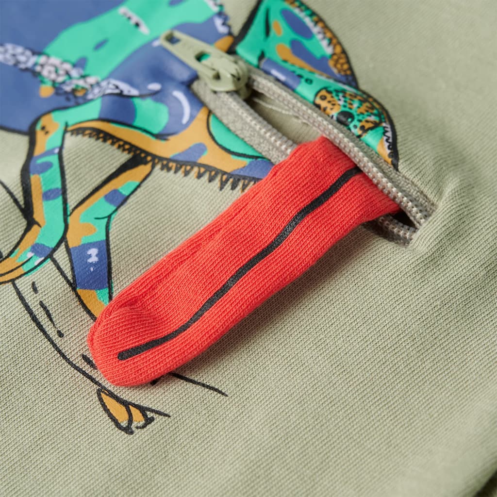 Μπλουζάκι Παιδικό Κοντομάνικο Ανοιχτό Χακί 128 - PAKOBAZAAR