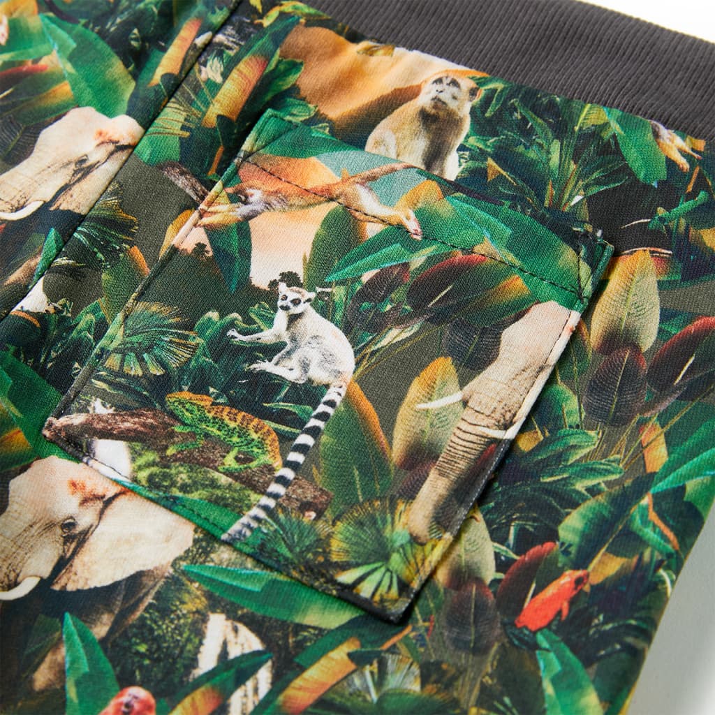 Σορτσάκι Παιδικό με Κορδόνι Παλαιωμένο Πετρόλ 128 - PAKOBAZAAR