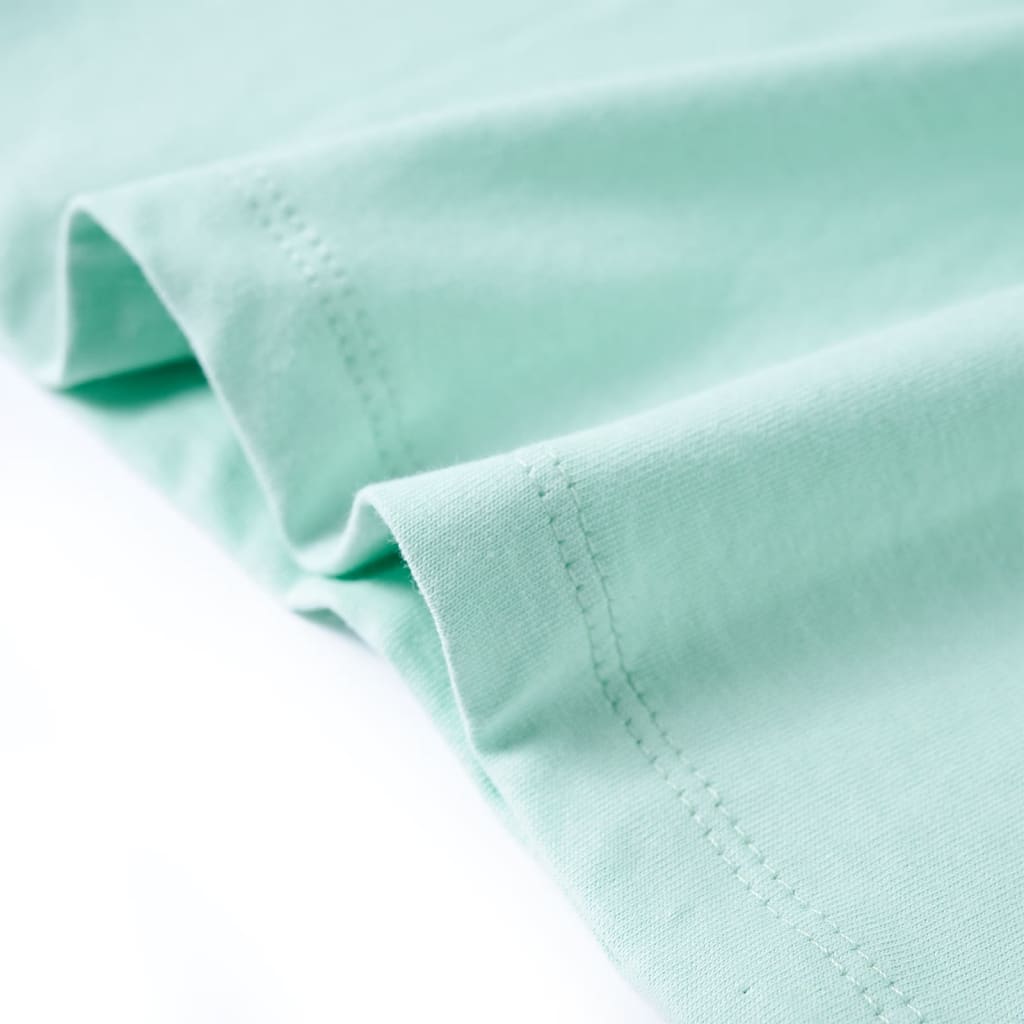 Μπλουζάκι Παιδικό Ανοιχτό Χρώμα Μέντας 128 - PAKOBAZAAR