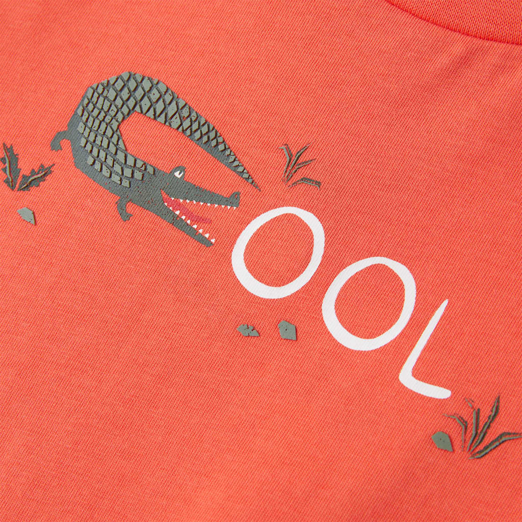 Μπλουζάκι Παιδικό Κοντομάνικο Ανοιχτό Κόκκινο 116 - PAKOBAZAAR