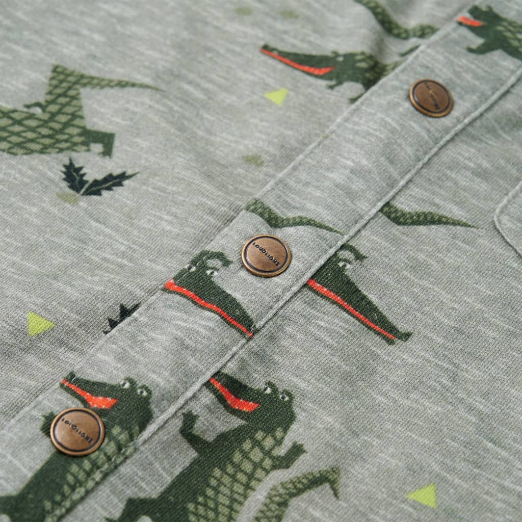 Πουκάμισο Παιδικό Ανοιχτό Χακί Μελανζέ 104 - PAKOBAZAAR