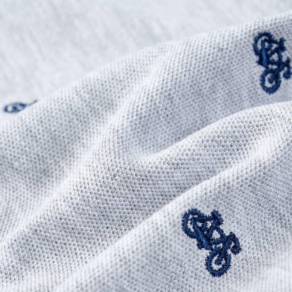 Μπλουζάκι Παιδικό Πόλο Γκρι Μελανζέ 140 - PAKOBAZAAR