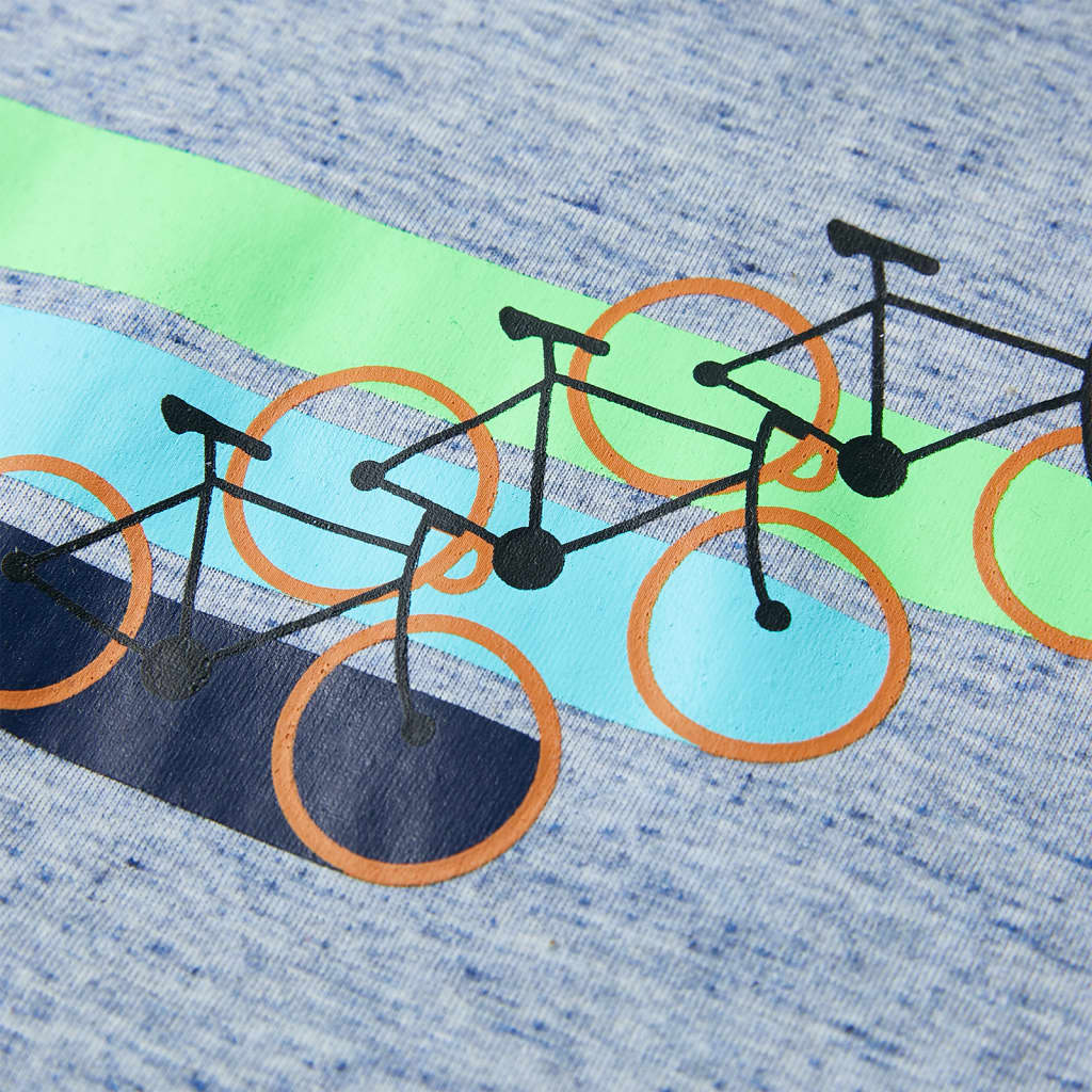 Μπλουζάκι Παιδικό Κοντομάνικο Μπλε Μελανζέ 128 - PAKOBAZAAR