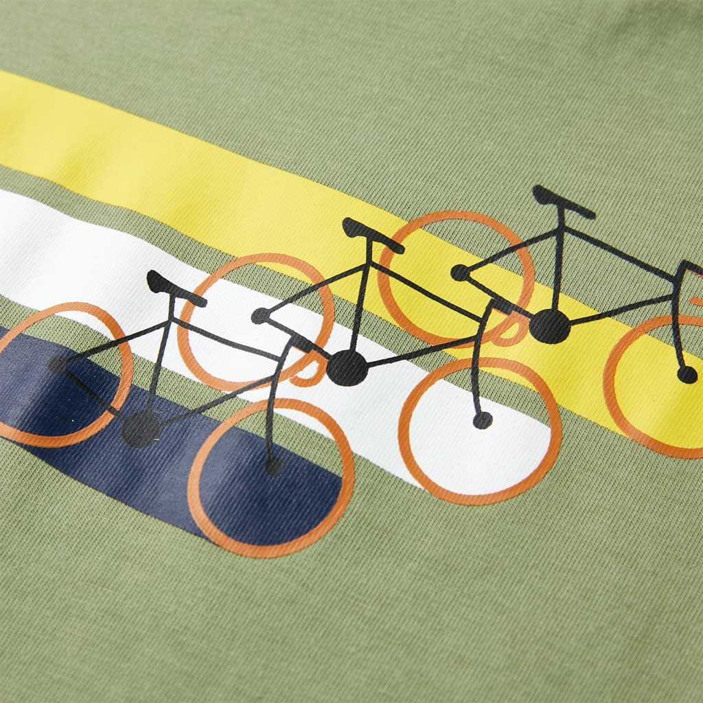 Μπλουζάκι Παιδικό Κοντομάνικο Ανοιχτό Χακί 128 - PAKOBAZAAR