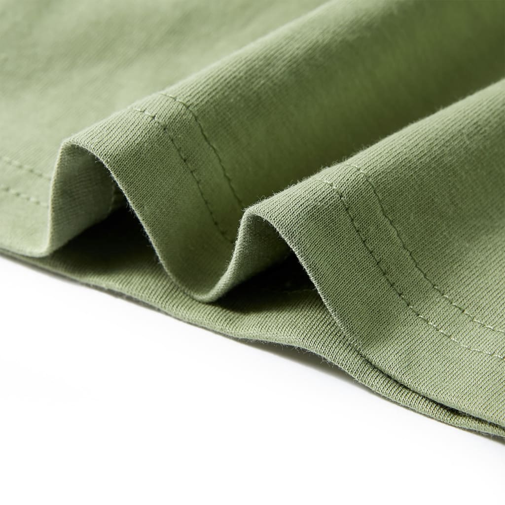 Μπλουζάκι Παιδικό Κοντομάνικο Ανοιχτό Χακί 128 - PAKOBAZAAR