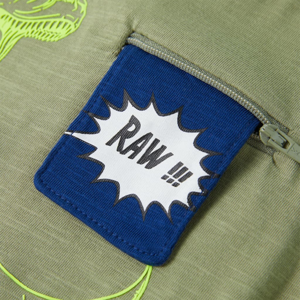 Μπλουζάκι Παιδικό Κοντομάνικο Ανοιχτό Χακί 104 - PAKOBAZAAR