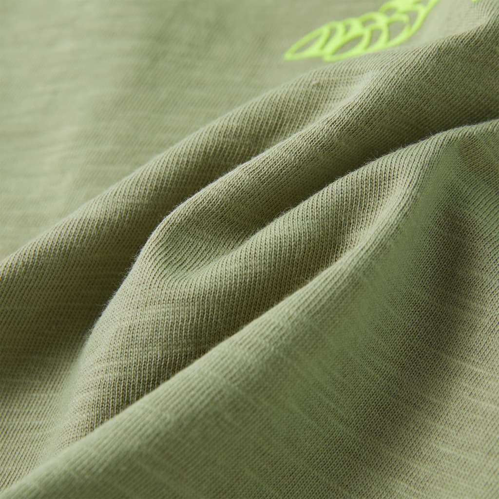 Μπλουζάκι Παιδικό Κοντομάνικο Ανοιχτό Χακί 104 - PAKOBAZAAR