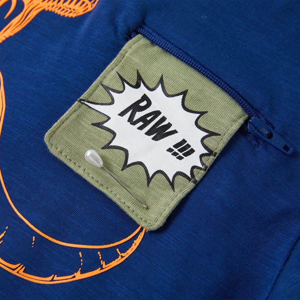 Μπλουζάκι Παιδικό Κοντομάνικο Σκούρο Μπλε 140 - PAKOBAZAAR