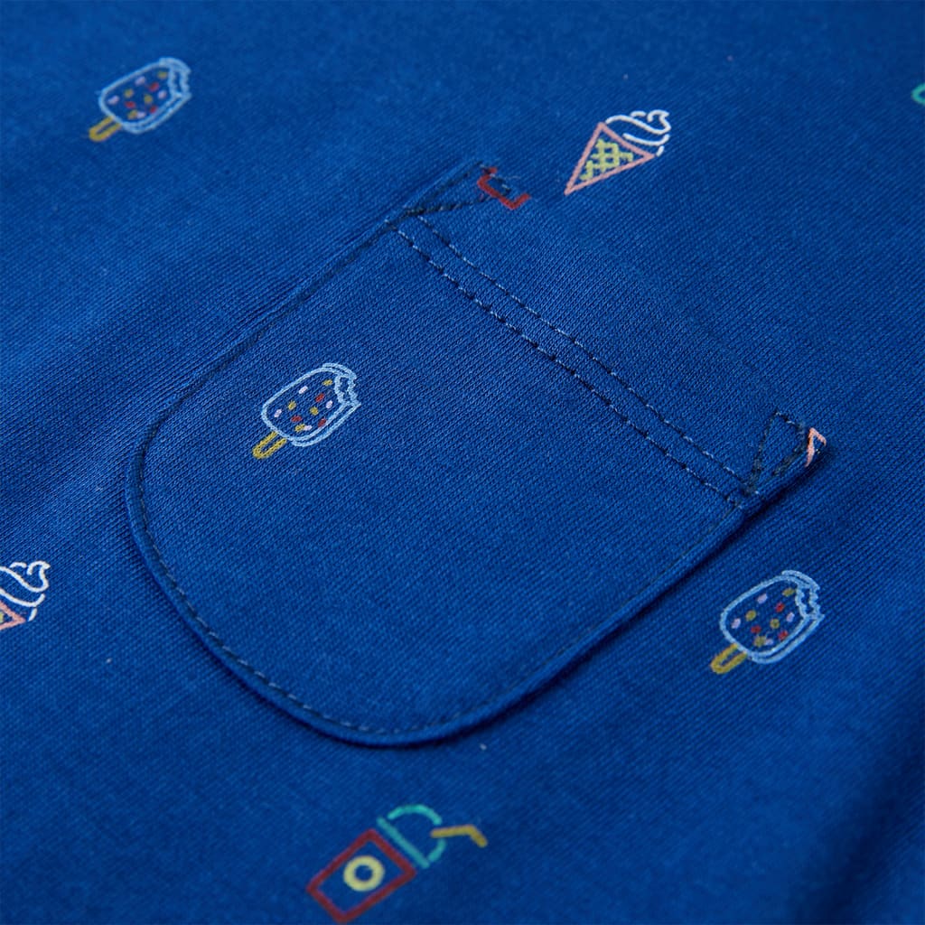 Αμάνικο Μπλουζάκι Παιδικό Σκούρο Μπλε 140 - PAKOBAZAAR