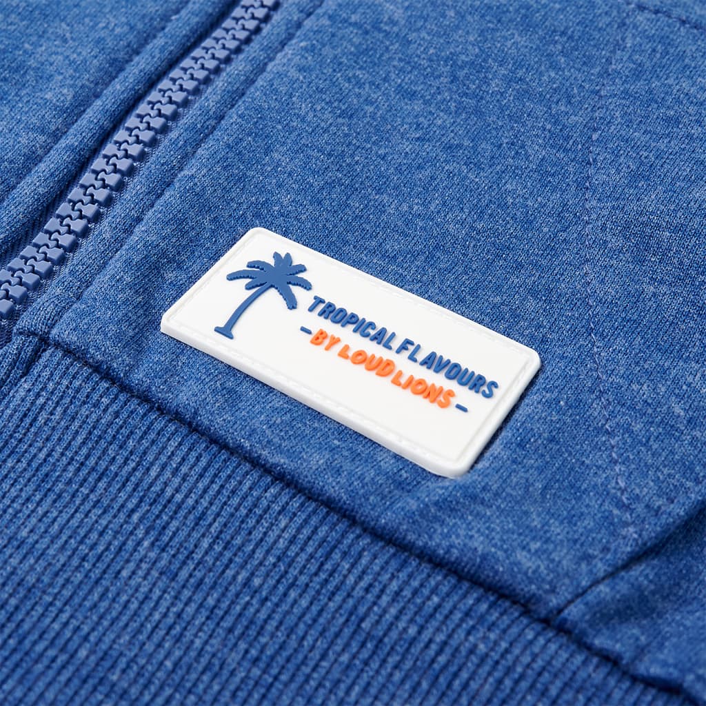 Ζακέτα Φούτερ Παιδική με Κουκούλα Σκούρο Μπλε Μελανζέ 104 - PAKOBAZAAR