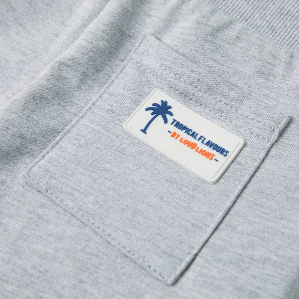 Σορτσάκι Παιδικό με Κορδόνι Γκρι 128 - PAKOBAZAAR