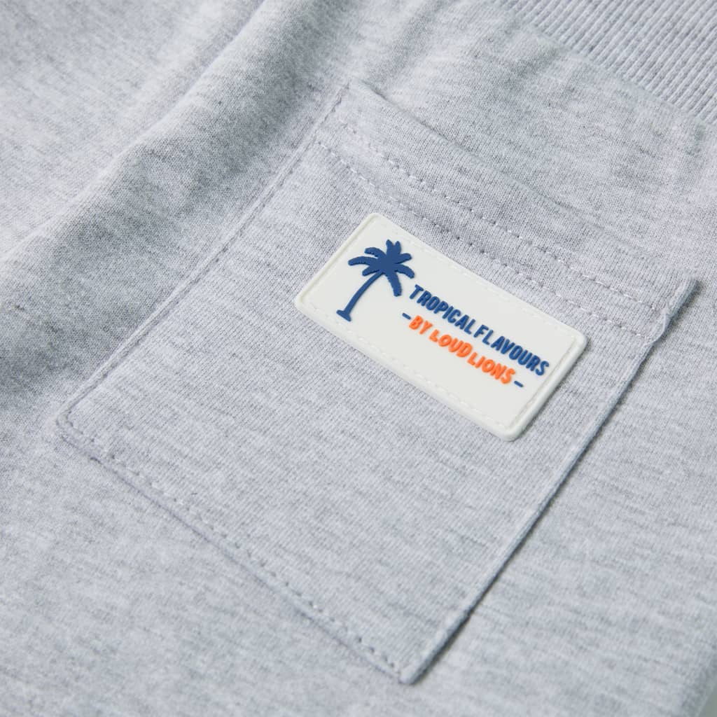 Σορτσάκι Παιδικό με Κορδόνι Γκρι 140 - PAKOBAZAAR