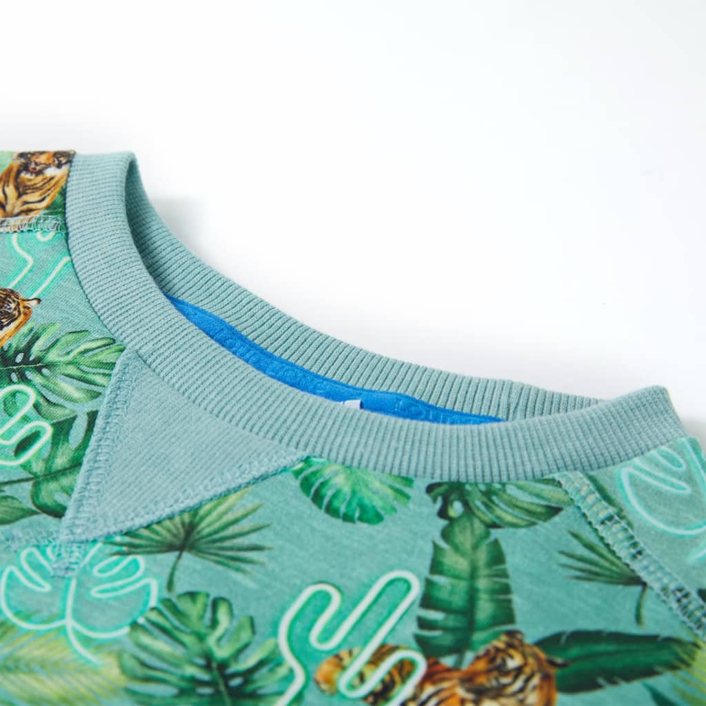 Φούτερ Παιδικό Ανοιχτό Πράσινο Μελανζέ 128 - PAKOBAZAAR