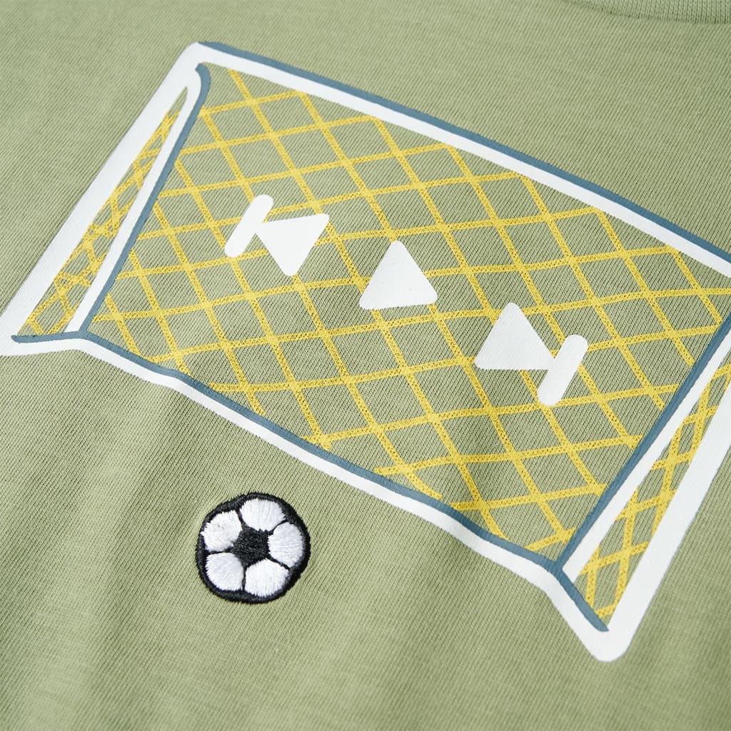 Μπλουζάκι Παιδικό Ανοιχτό Χακί 140 - PAKOBAZAAR