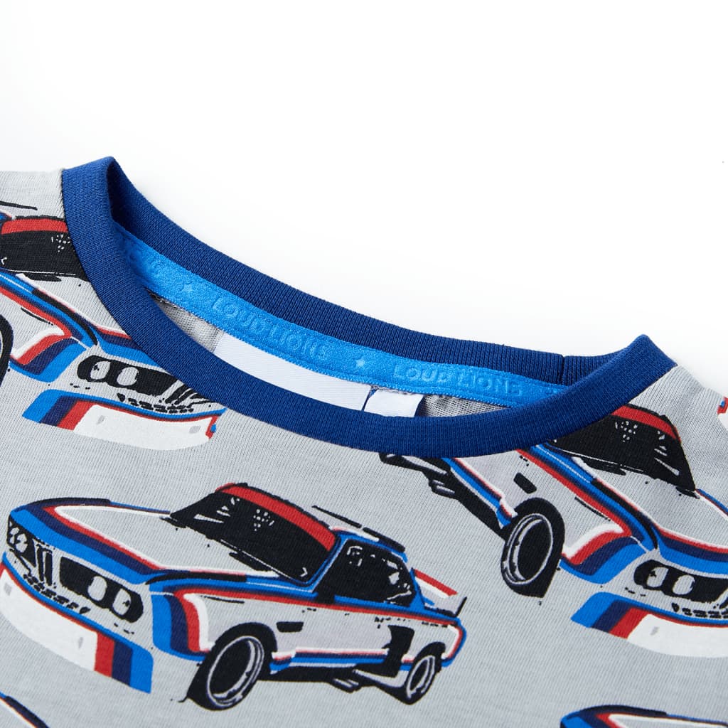 Πιτζάμα Παιδική Κοντομάνικη Γκρι 116 - PAKOBAZAAR