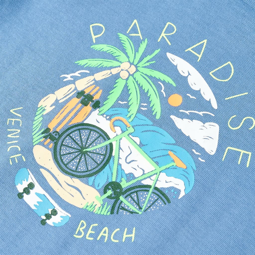 Μπλουζάκι Παιδικό Μεσαία Απόχρωση του Μπλε 140 - PAKOBAZAAR