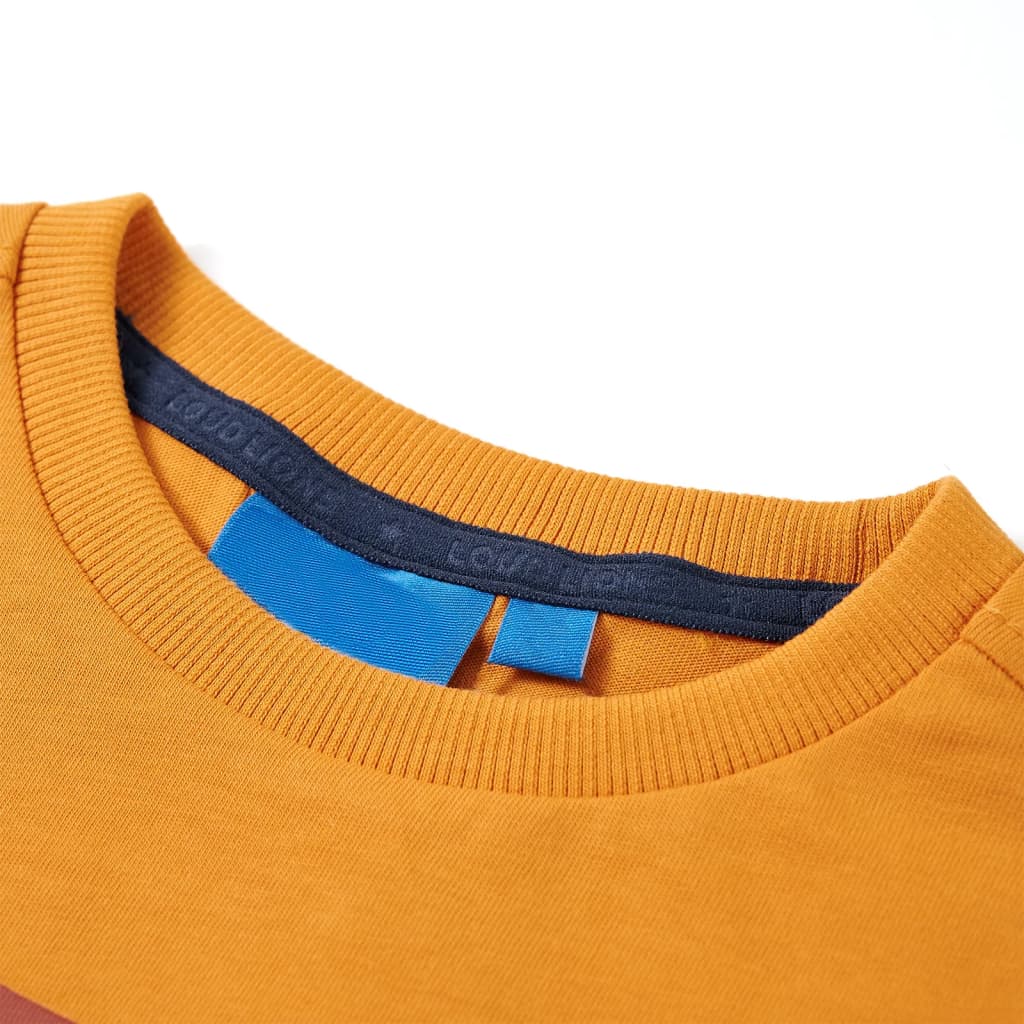 Μπλουζάκι Παιδικό Μακρυμάνικο Ώχρα 140