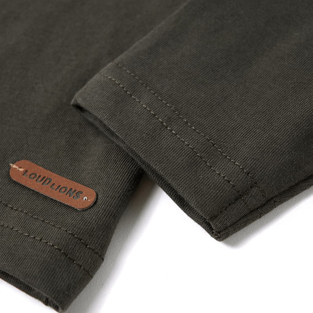 Μπλουζάκι Παιδικό Μακρυμάνικο Χακί 116 - PAKOBAZAAR