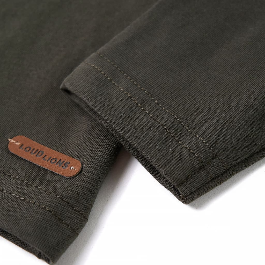 Μπλουζάκι Παιδικό Μακρυμάνικο Χακί 128 - PAKOBAZAAR