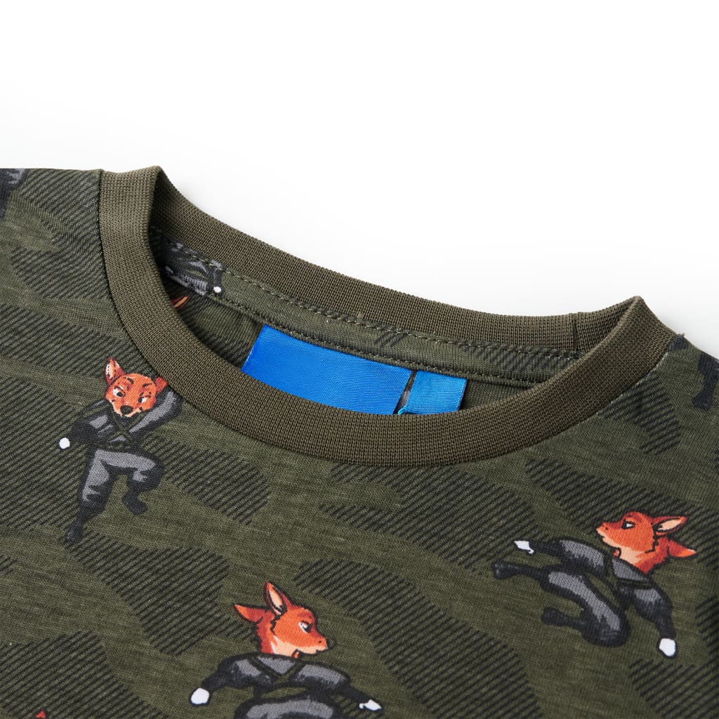 Πιτζάμα Παιδική Μακρυμάνικη Χακί 140 - PAKOBAZAAR