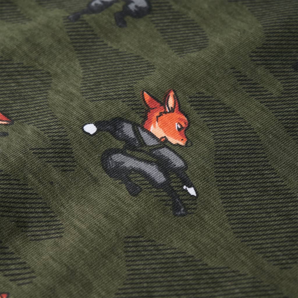 Πιτζάμα Παιδική Μακρυμάνικη Χακί 140 - PAKOBAZAAR