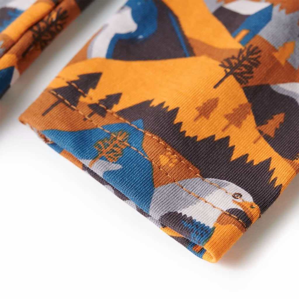 Πιτζάμα Παιδική Μακρυμάνικη Κονιάκ 128 - PAKOBAZAAR