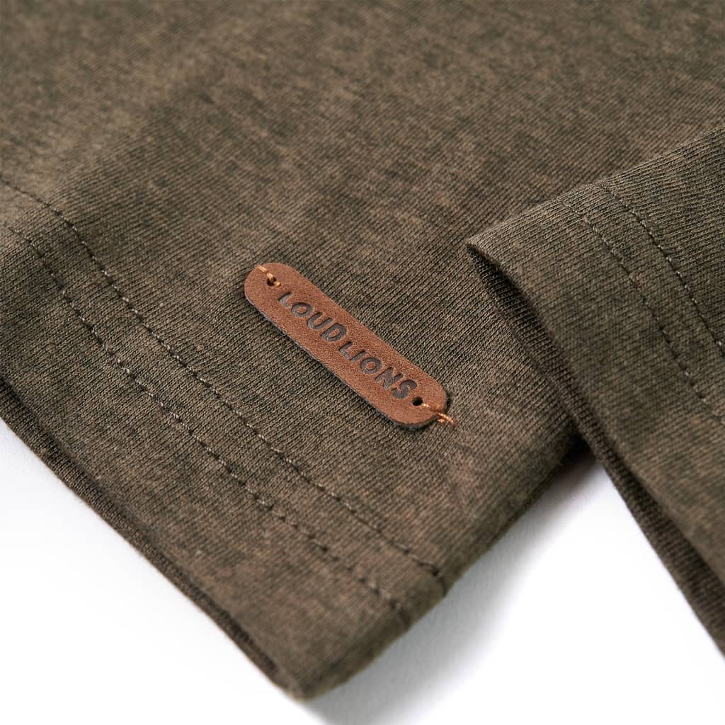 Μπλουζάκι Παιδικό Μακρυμάνικο Χακί Μελανζέ 128 - PAKOBAZAAR