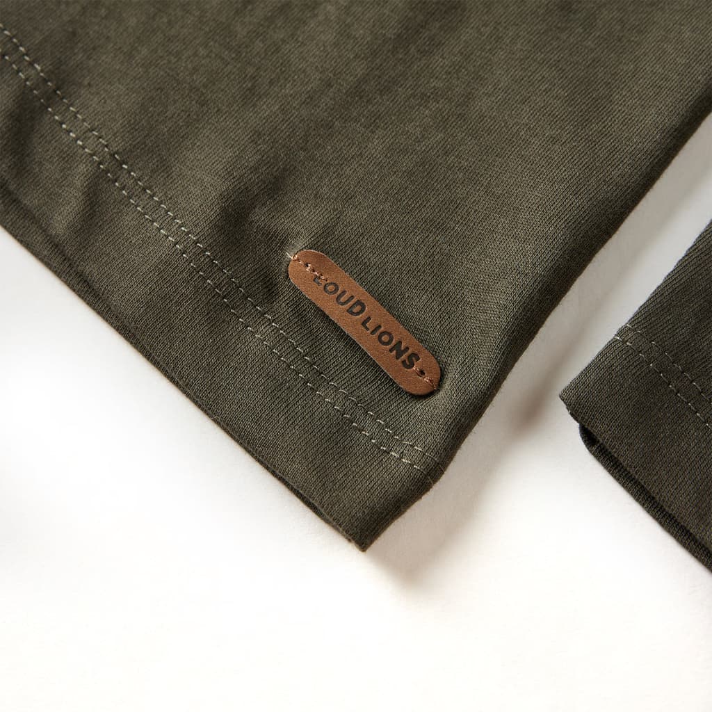 Μπλουζάκι Παιδικό Μακρυμάνικο Χακί 140 - PAKOBAZAAR