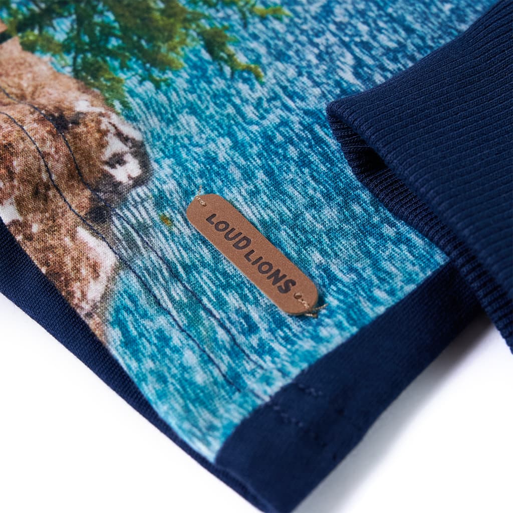 Μπλουζάκι Παιδικό Μακρυμάνικο Ναυτικό Μπλε 116 - PAKOBAZAAR