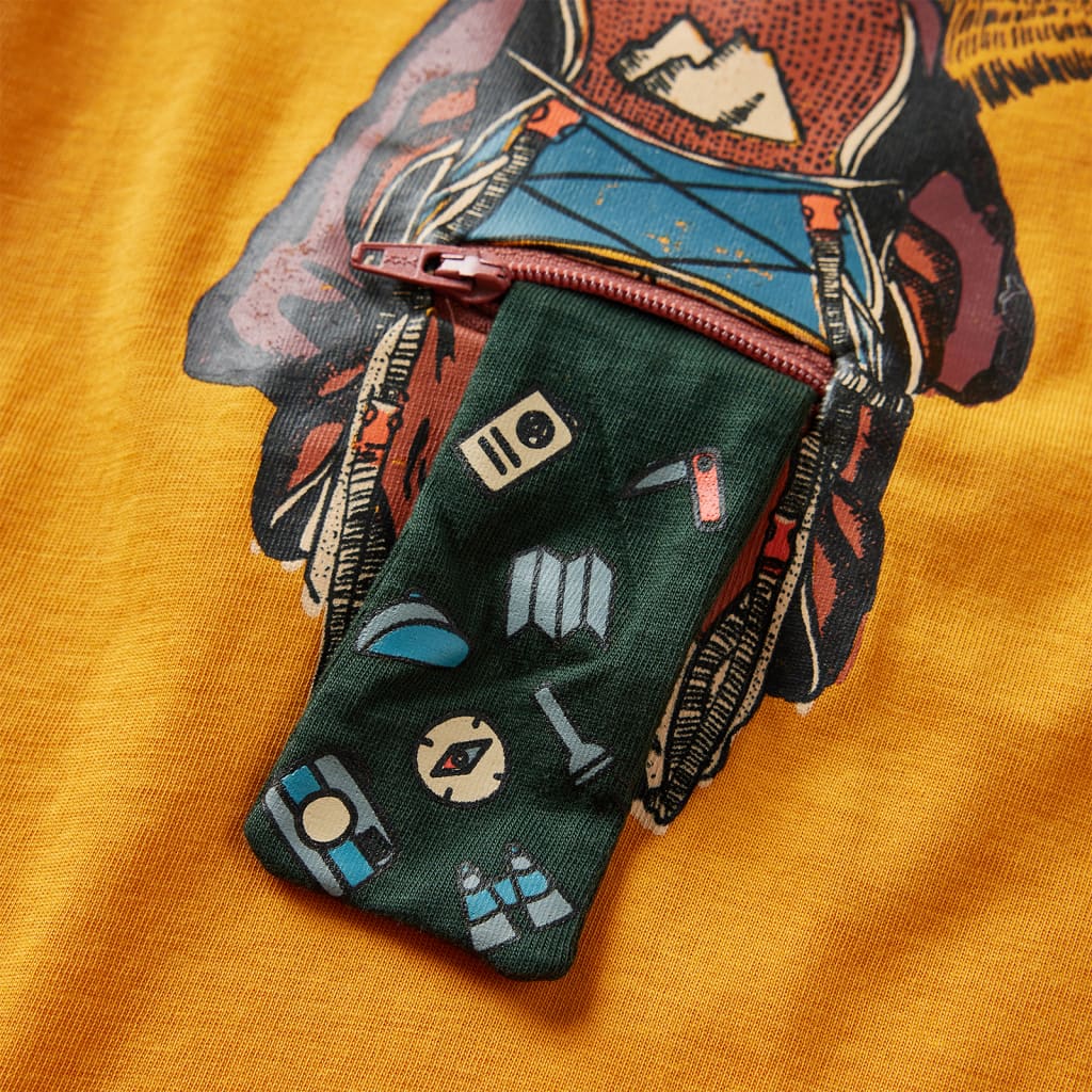 Μπλουζάκι Παιδικό Μακρυμάνικο Ώχρα 104 - PAKOBAZAAR