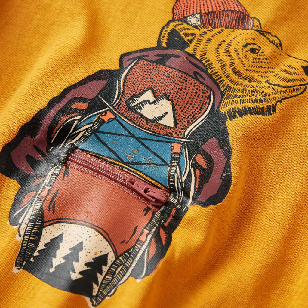 Μπλουζάκι Παιδικό Μακρυμάνικο Ώχρα 116 - PAKOBAZAAR