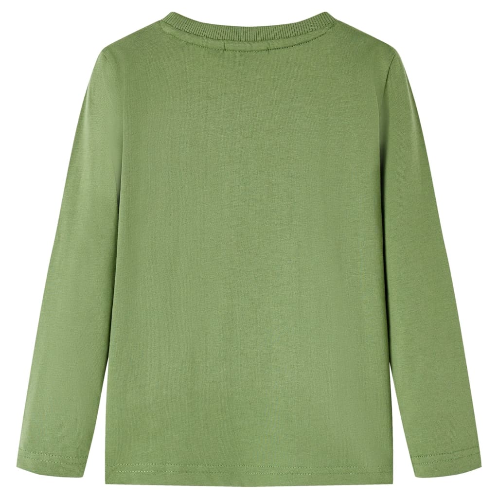 Μπλουζάκι Παιδικό Μακρυμάνικο Ανοιχτό Χακί 116 - PAKOBAZAAR