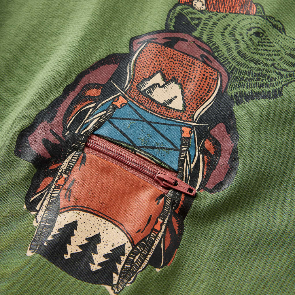 Μπλουζάκι Παιδικό Μακρυμάνικο Ανοιχτό Χακί 116 - PAKOBAZAAR