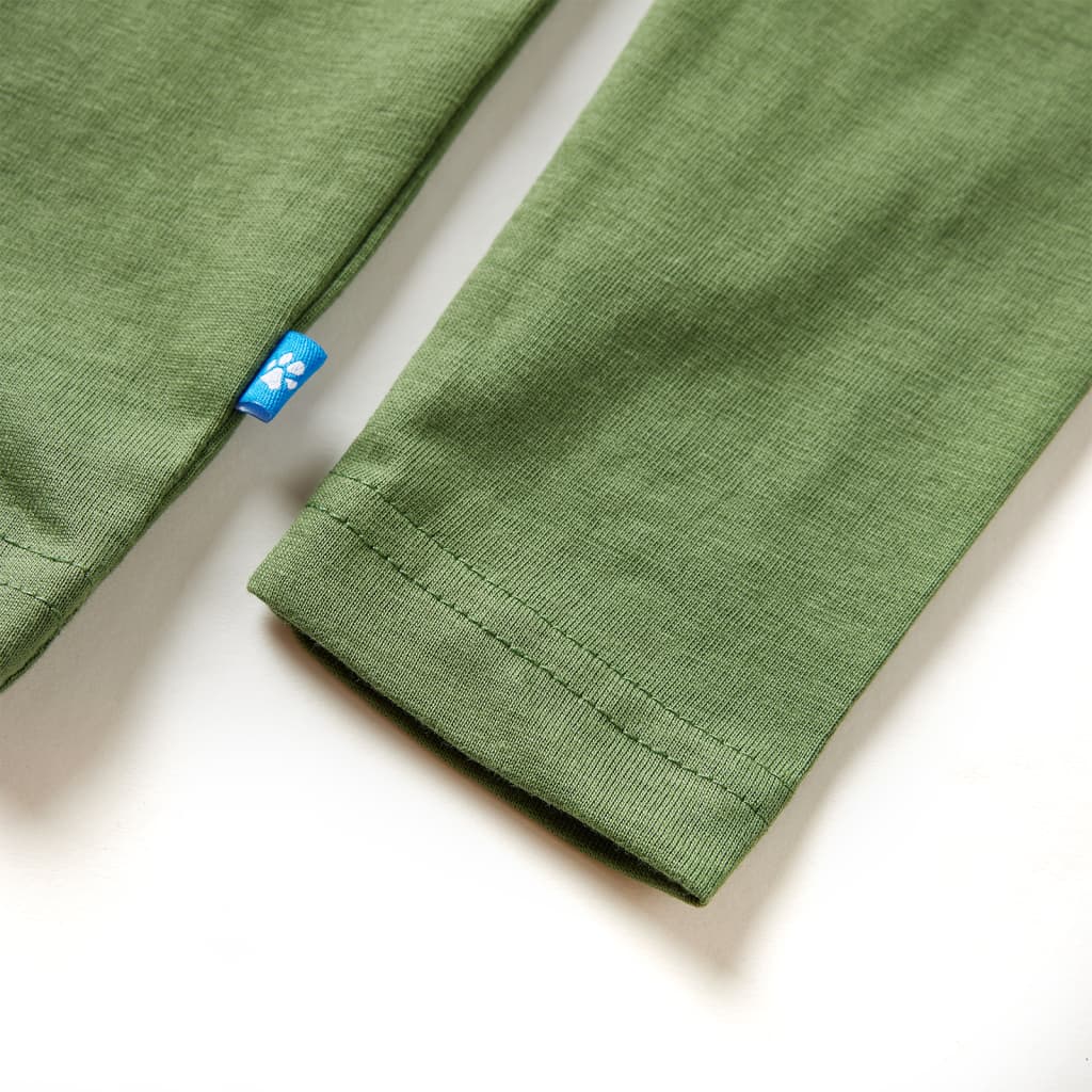 Μπλουζάκι Παιδικό Μακρυμάνικο Ανοιχτό Χακί 116 - PAKOBAZAAR